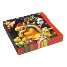 Servetter Super Mario 20-pack – Coopers Candy