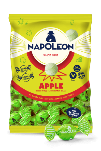 Napoleon Kanonkulor Äpple 1kg – Coopers Candy