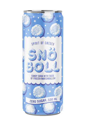 Spirit of Sweden: Snöboll Zero läsk 33cl – Coopers Candy