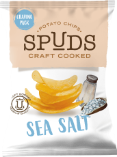 Spuds Craft Cooked Chips Sea Salt 145g – Coopers Candy