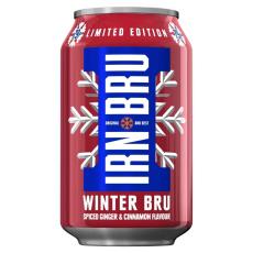 IRN-BRU Winter Bru Spiced Ginger & Cinnamon 33cl &ndash; Coopers Candy