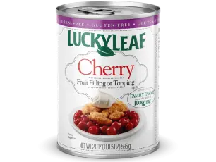 Lucky Leaf Fruit Filling Cherry 595g &ndash; Coopers Candy