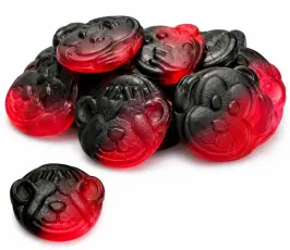 Matthijs Veggie Strawberry Liquorice Monkeys 1kg &ndash; Coopers Candy