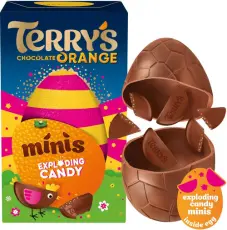 Terrys Chocolate Orange Egg & Exploding Candy Minis 91g &ndash; Coopers Candy