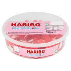 Haribo Tubs Heart Throbs 480g (BF:2025-06-30) – Coopers Candy