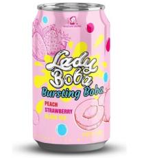 Lady Boba Peach Strawberry Bubble Tea 320ml – Coopers Candy