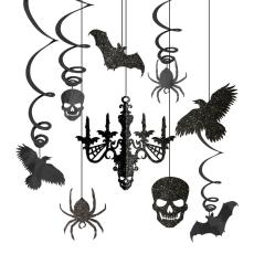 Hängande Dekorationer Glitter Halloween – Coopers Candy