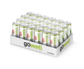 Gowell Raspberry Strawberry Mint 33cl x 24st – Coopers Candy
