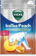 Vicks IceTea Peach 72g – Coopers Candy