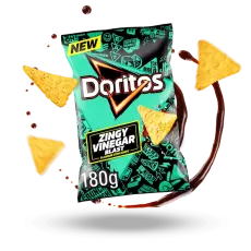 Doritos Zingy Vinegar Blast 180g &ndash; Coopers Candy