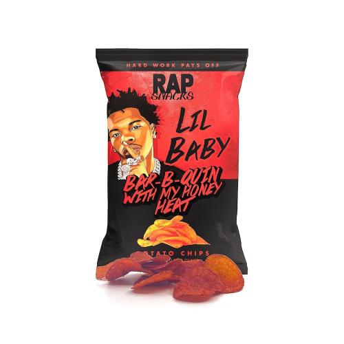 Rap Snacks Lil Baby Bar-B-Quin With My Honey Heat 71g – Coopers Candy