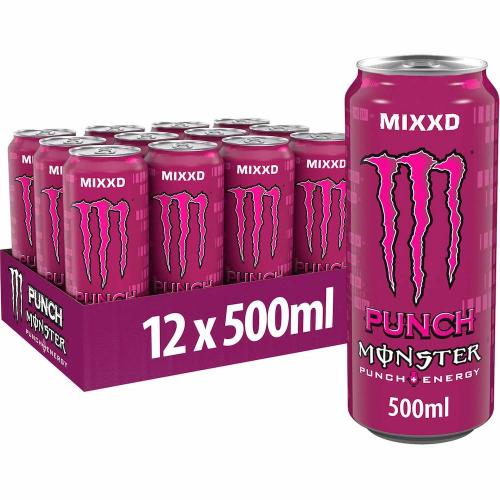 Monster Energy Drink Punch MIXXD 50cl x 12st – Coopers Candy