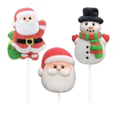 Christmas Marshmallow Lollipop 45g (1st) – Coopers Candy