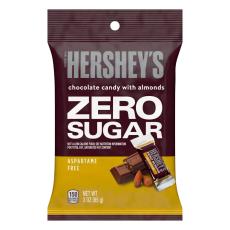 Hersheys Zero Sugar Chocolate with Almonds 85g – Coopers Candy