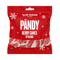 Pändy Candy Berry Canes by Klara 50g – Coopers Candy