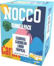 NOCCO Summer Mix 2026 33cl 4-pack &ndash; Coopers Candy