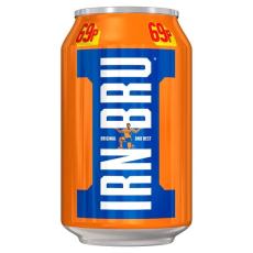 Barr Irn Bru 33cl x 24st (helt flak) – Coopers Candy