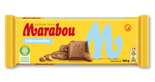 Marabou Salta Mandlar 160g – Coopers Candy