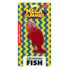 Mega Gummies Swedish Candy Fish 120g – Coopers Candy