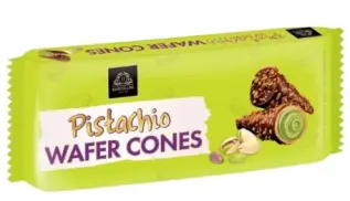 Bardollini Pistachio Wafer Cones 100g – Coopers Candy