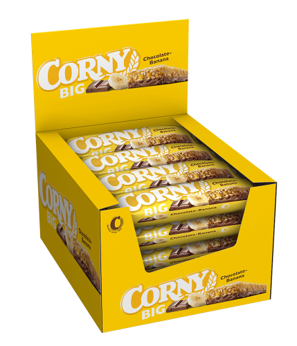 Corny Big Banan/Choklad 50g x 24st (hel låda) – Coopers Candy