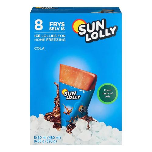 Sun Lolly Ice Lollies - Cola 520g – Coopers Candy