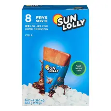 Sun Lolly Ice Lollies - Cola 520g – Coopers Candy