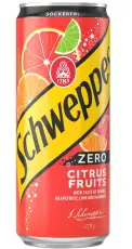Schweppes Zero Citrus Fruits 33cl – Coopers Candy