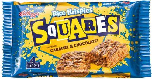 Kelloggs Rice Krispies Squares Caramel & Chocolate 144g – Coopers Candy