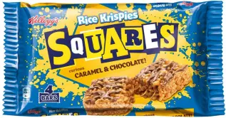 Kelloggs Rice Krispies Squares Caramel & Chocolate 144g – Coopers Candy