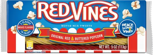 Red Vines Buttered Popcorn & Original Red Twists 113g(BF:2025-06-05) – Coopers Candy