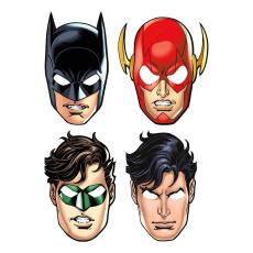 Masker i Papp Justice League 8-pack – Coopers Candy