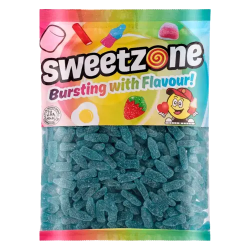 Sweetzone Blue Raspberry Bottles 1kg – Coopers Candy