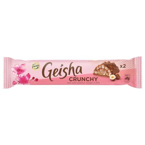 Geisha Crunchy Choklad 50g – Coopers Candy