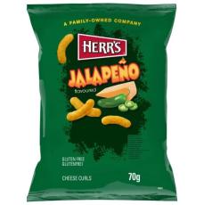 Herrs Jalapeno Cheese Curls 70g – Coopers Candy