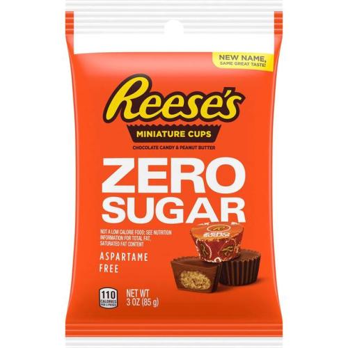 Reeses Zero Sugar Peanut Butter Cup Miniatures 85g – Coopers Candy