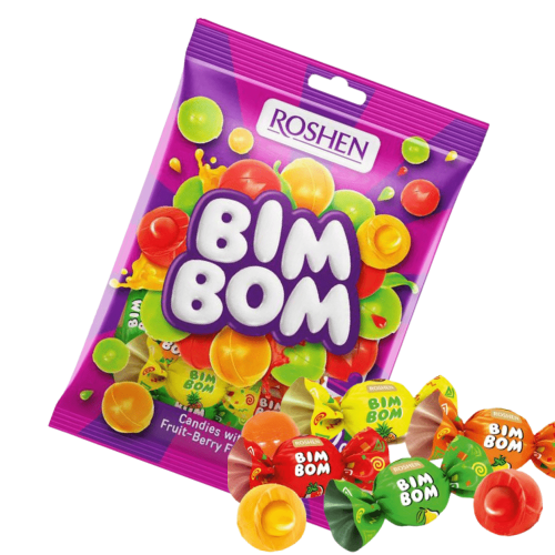 Roshen Bim Bom Fruktkarameller 1kg – Coopers Candy