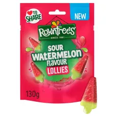 Rowntrees Sour Watermelon Lollies 130g &ndash; Coopers Candy