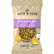 Dave & Jons Rostade Edamame Olivolja & Havssalt 100g – Coopers Candy