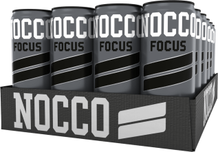 NOCCO Focus Ramonade 33cl x 24st (helt flak) – Coopers Candy