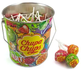 Chupa Chups Fruit Klubbor Hink 150st &ndash; Coopers Candy