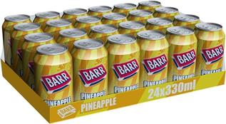 Barr Pineapple 33cl x 24st (helt flak) – Coopers Candy