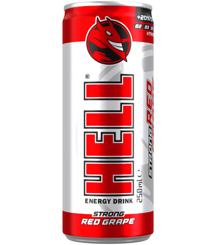 Hell Energy Strong Red Grape 250ml – Coopers Candy