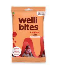 Wellibites Jordgubb & Cola 70g – Coopers Candy