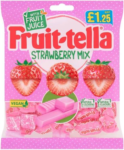Fruit-tella Strawberry Mix 135g – Coopers Candy