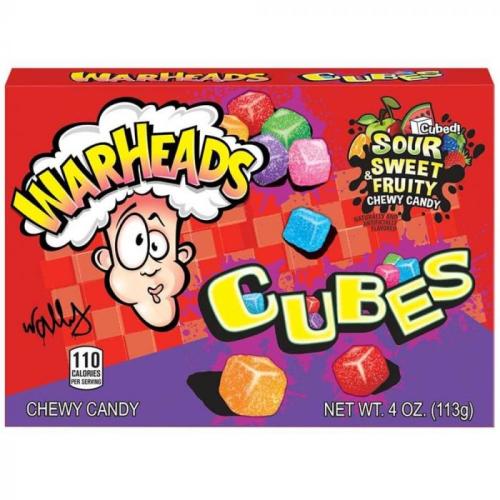 Warheads Sour Chewy Cubes 113g – Coopers Candy
