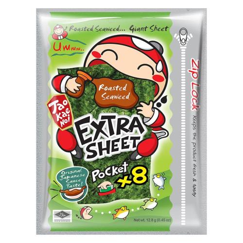 Tao Kae Noi Rostade Sjögräschips Extra Sheet 12.8g – Coopers Candy