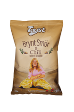 Tayst Brynt Smör & Chilli Chips 150g – Coopers Candy