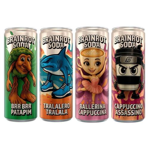 Brainrot Soda 25cl 4-pack – Coopers Candy