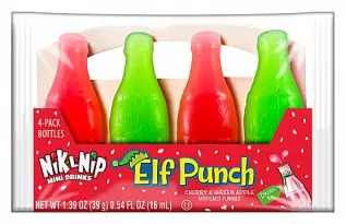 Nik-L-Nip Wax Bottles Elf Punch 4-Pack 39g – Coopers Candy